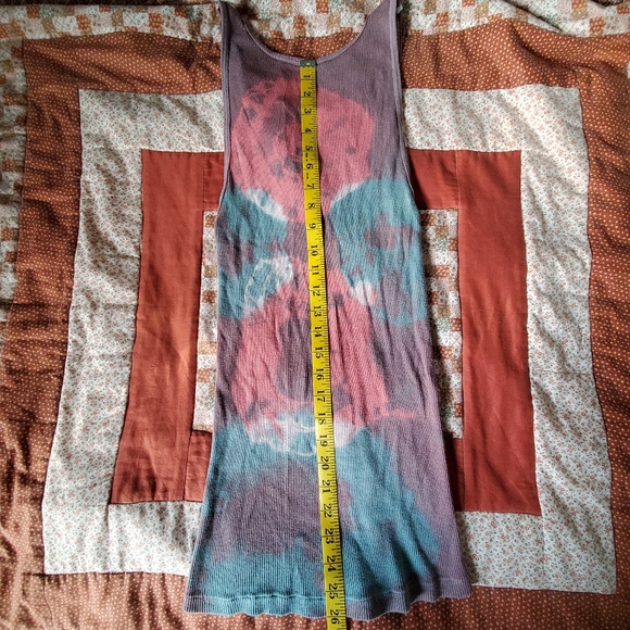 Custom Tye Dyed Hanes A-shirt. Size Large (see photo measurements) One Off - Picture 3 of 4
